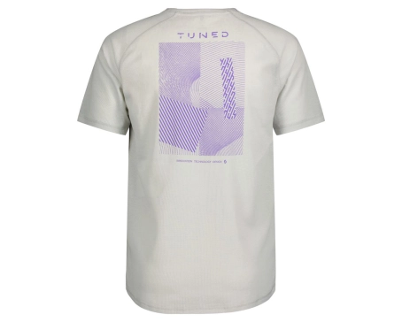 T-shirt manches courtes Homme TRAIL CASUAL TUNED Gris Brouillard