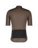 Maillot manches courtes Homme GRAVEL MERINO Marron/Noir - Image 2/2