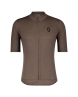 Maillot manches courtes Homme GRAVEL MERINO Marron/Noir - Image 1/2